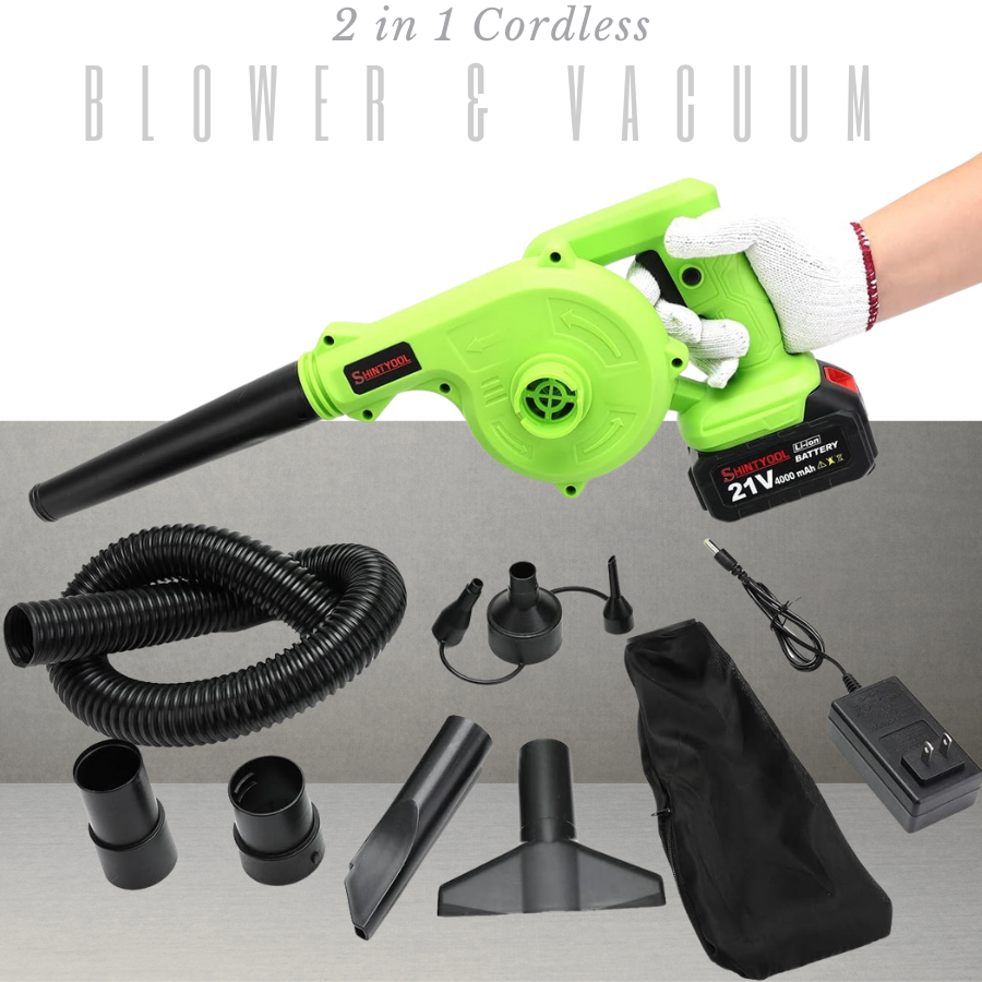 2 in 1 Cordless Blower & Vacuum