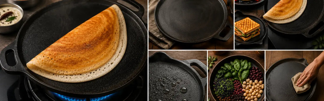 cast iron dosa tawa is good or bad