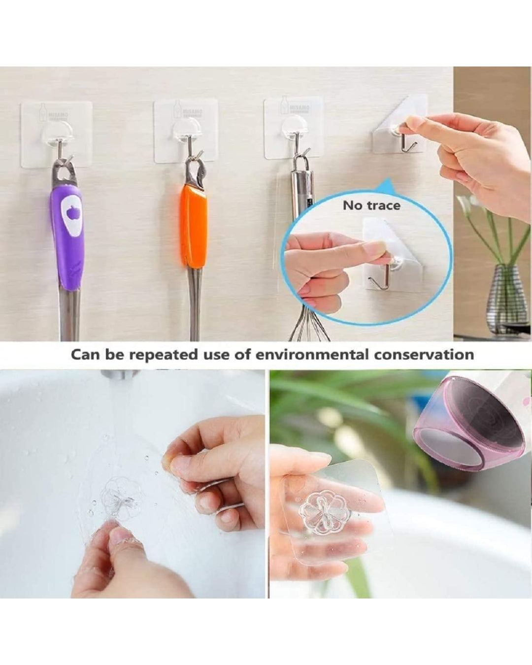 Adhesive Hooks For Kitchen Wall