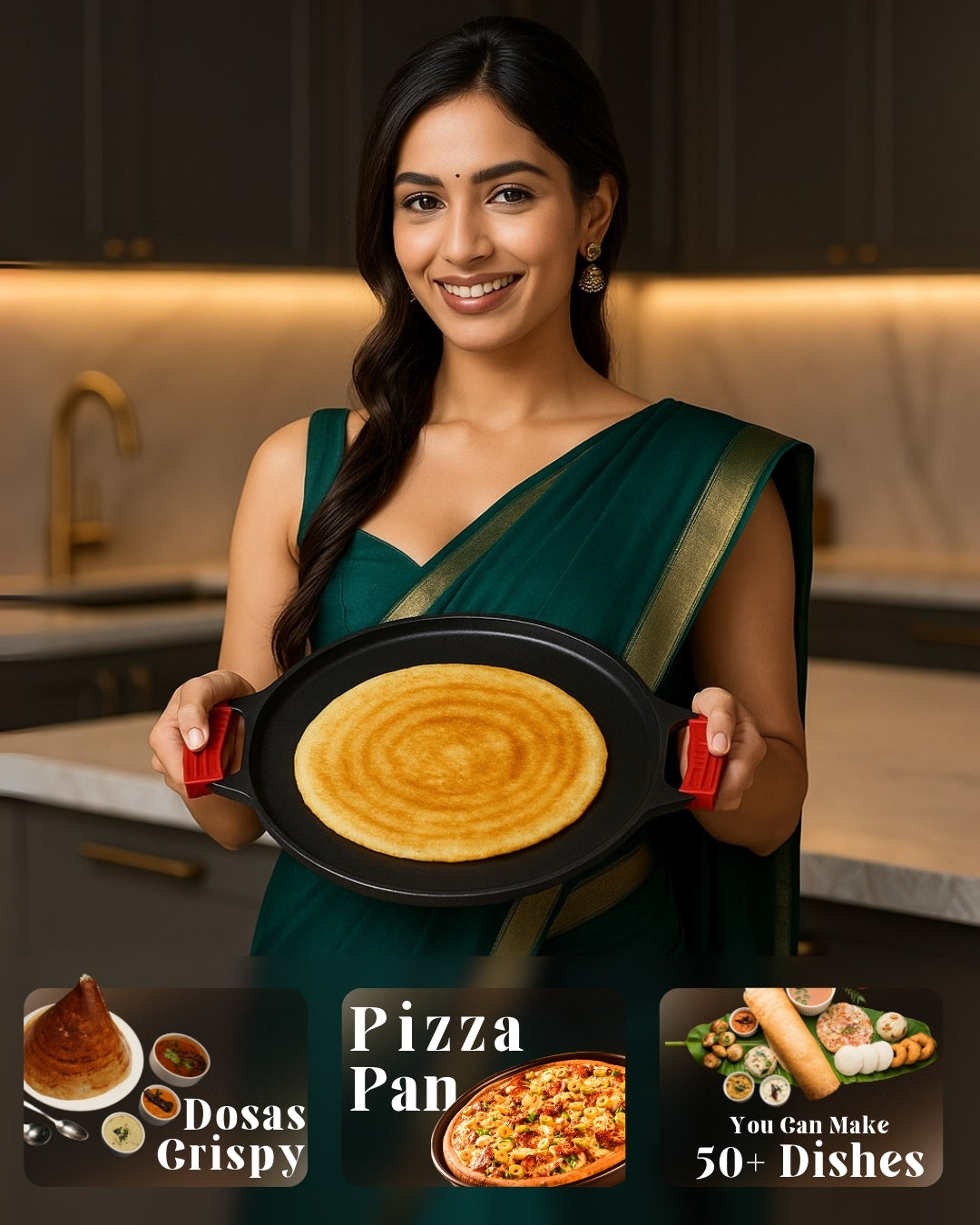 Cast Iron Dosa Tawa