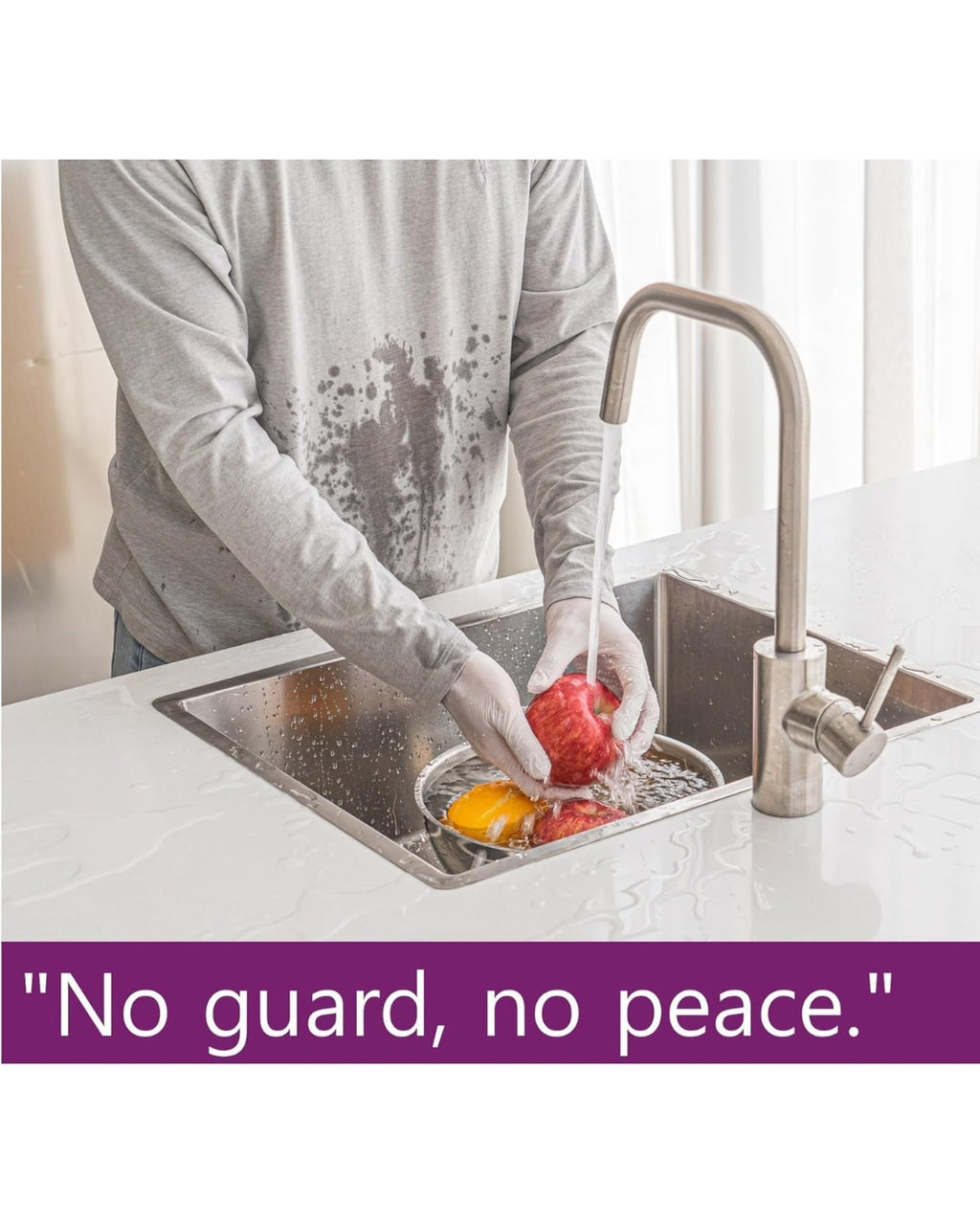 Kitchen Sink Water Splash Guard Silicon