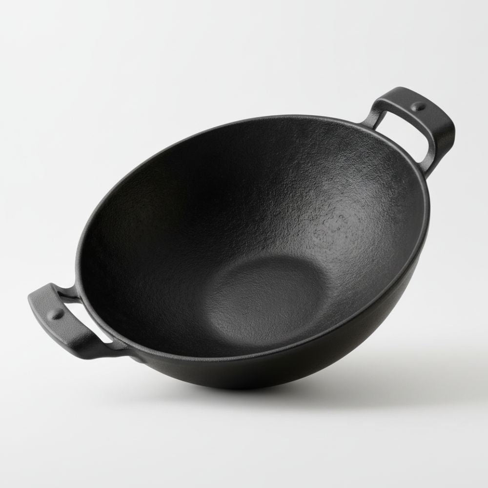 Pre-Seasoned Cast Iron American Style Kadai