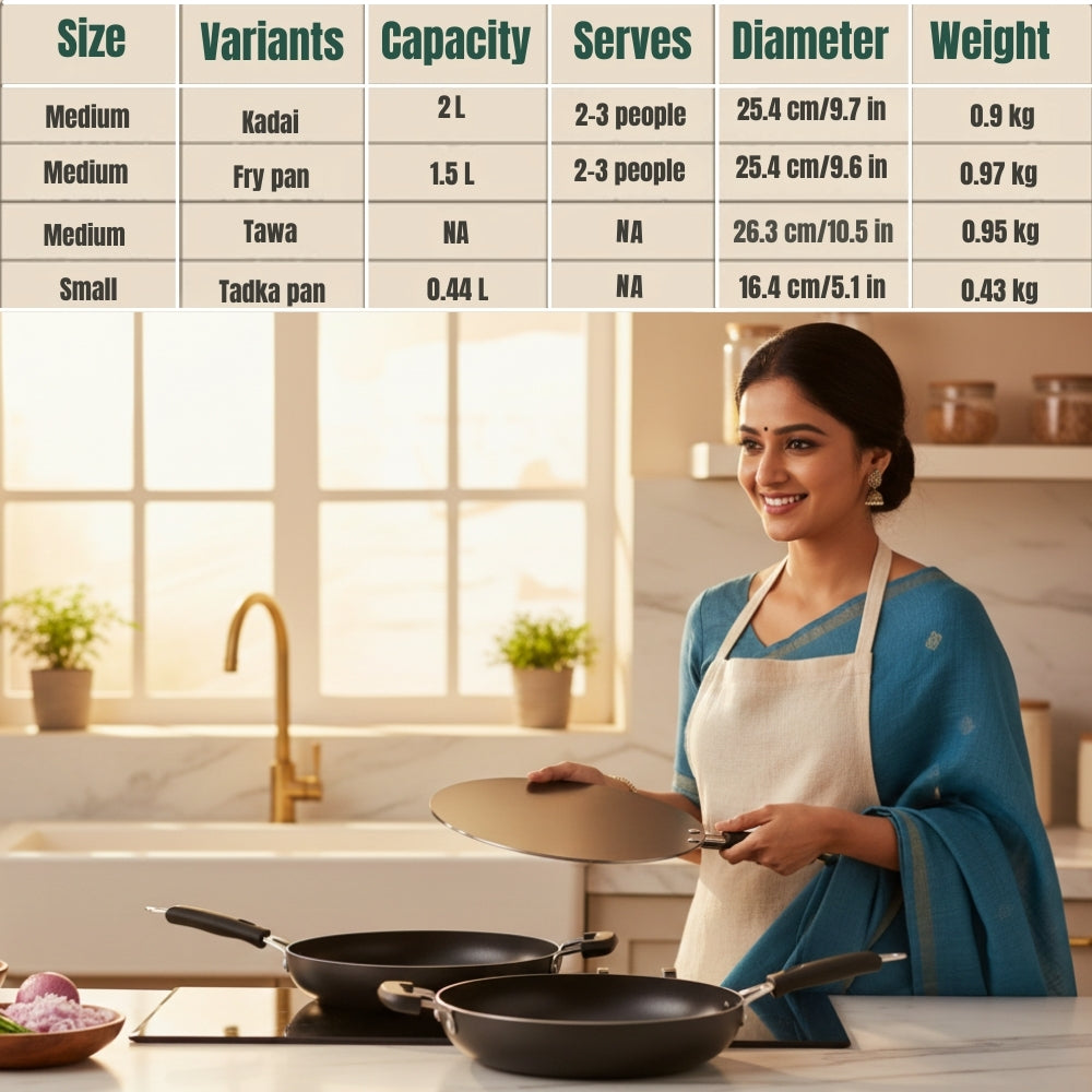 100% Pure Iron Cookware Frying Pan