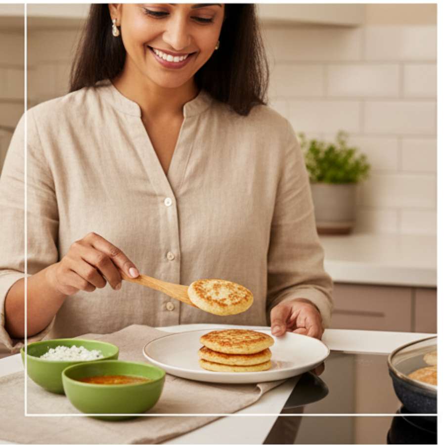 Appam Maker  with Glass Lid.