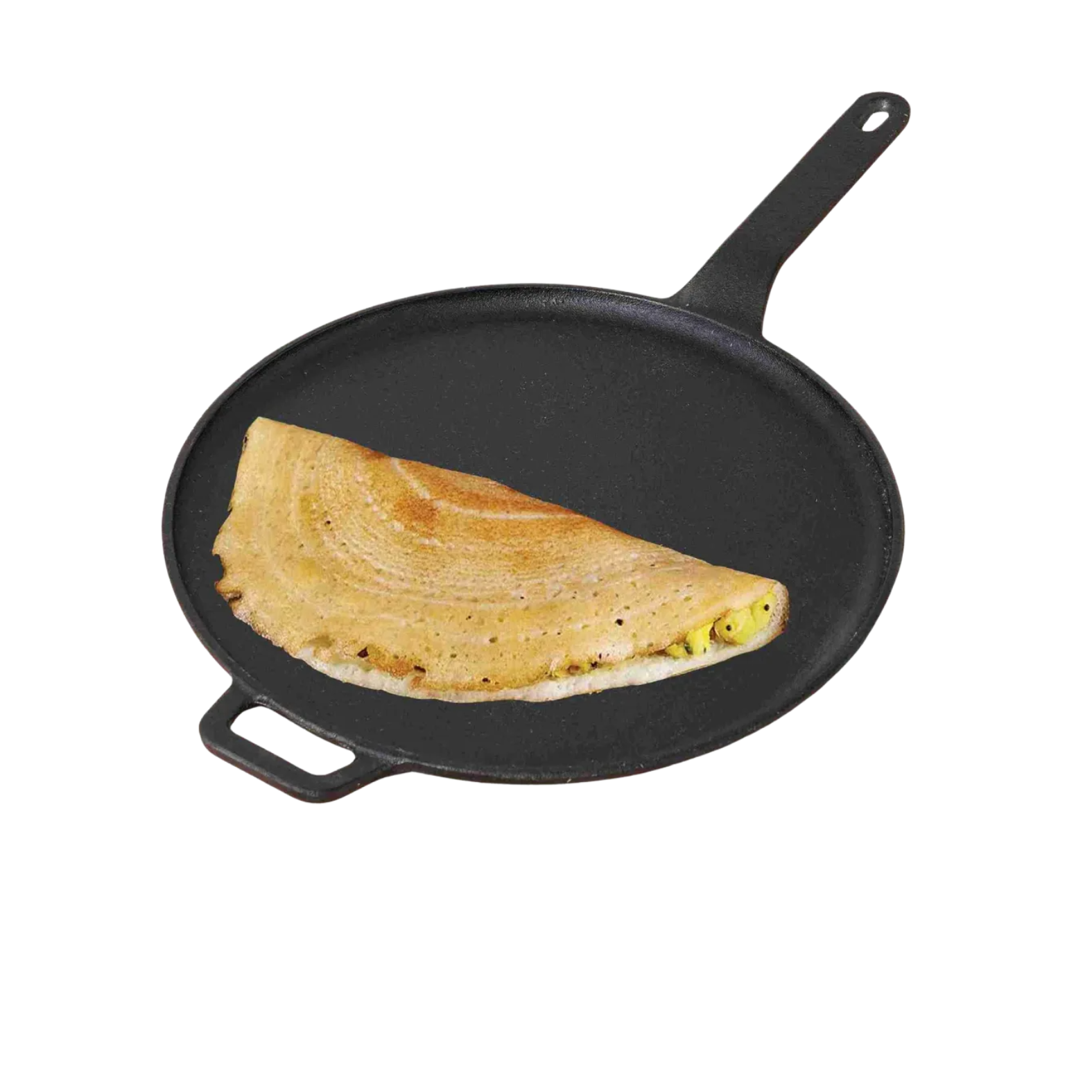 Single Handle  Dosa Tawa Black