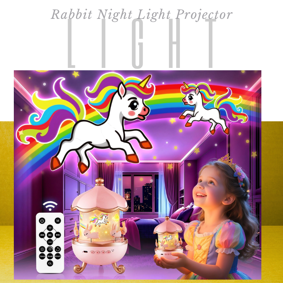 Rabbit Night Light Projector