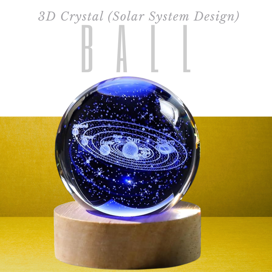 3D Crystal Ball (Solar System)