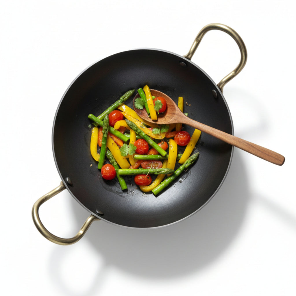 3 Peice Iron Combo - (2 Kadai + 1 Dosa Tawa)