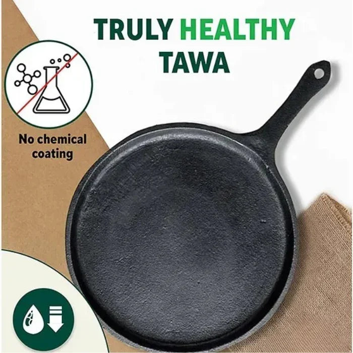 Single Handle  Dosa Tawa Black