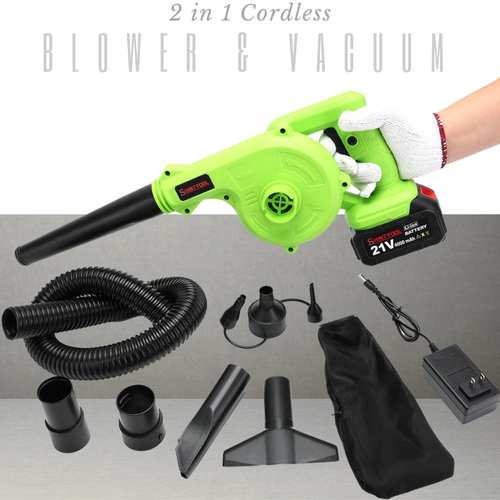 2 in 1 Cordless Blower & Vacuum
