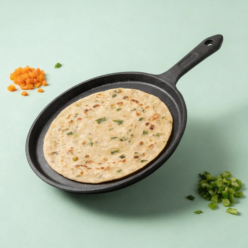2 in 1 Cast Iron Kadai + Roti Tawa  Combo