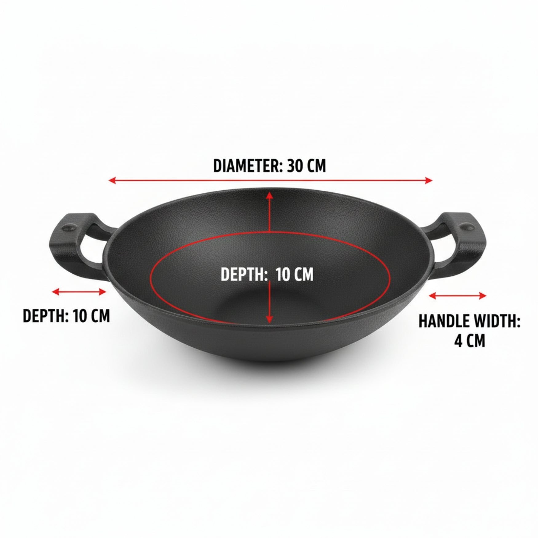 Cast iron Kadai + Iron Frying Pan Combo