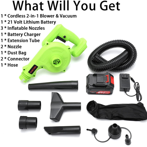 2 in 1 Cordless Blower & Vacuum