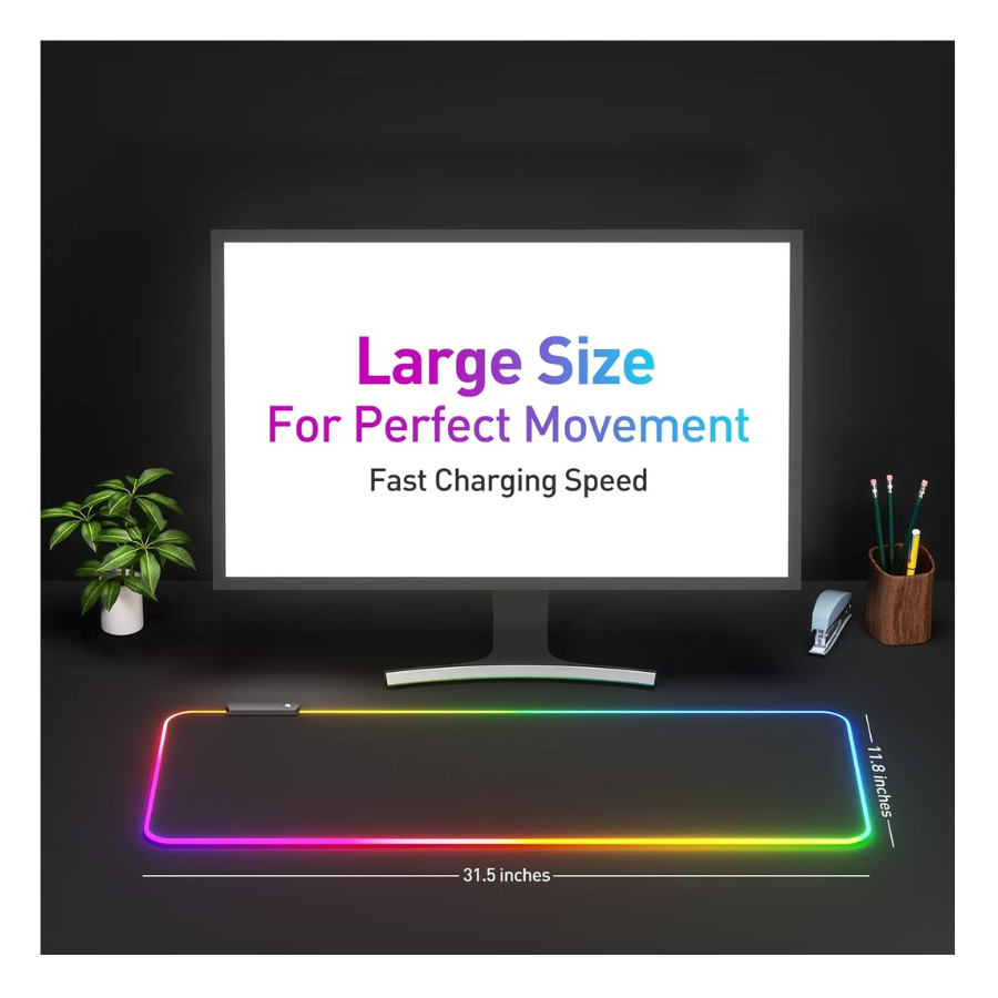 Rgb Keyboard Mouse Pad