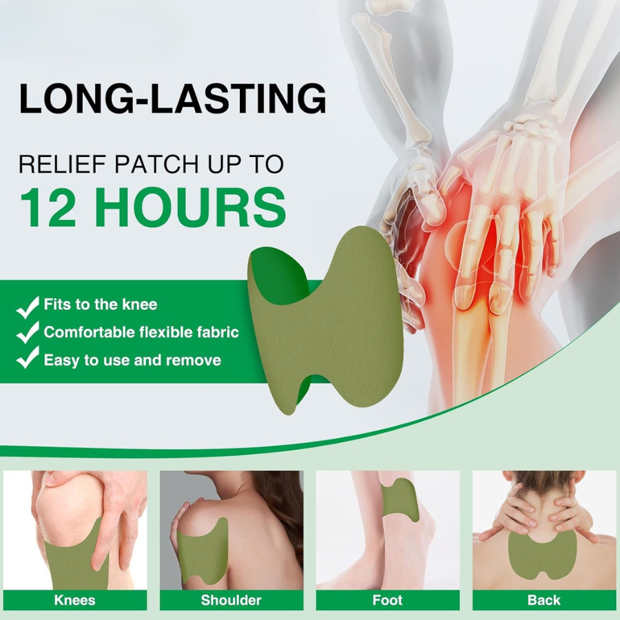 Adhesive Heat Patches for Knee Relief
