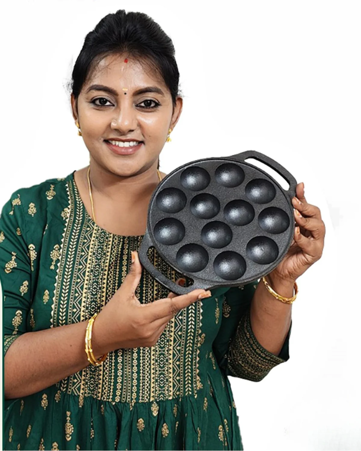 Premium Cast Iron Paniyaram Pan