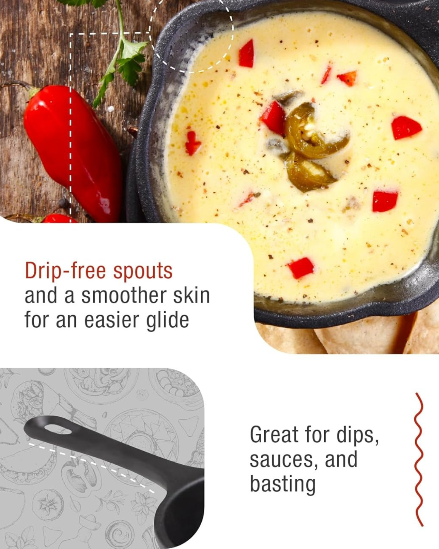Cast Iron Sauce Pan.
