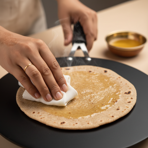 100% Pure Iron Cookware combo: Kadai+Tawa+Fry Pan