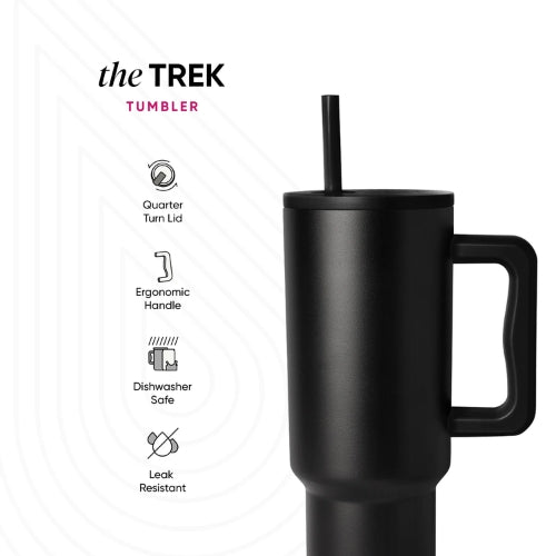 neopot Tumbler 1200ML Steel Straw with Straw Cap and Cleaner Unisex