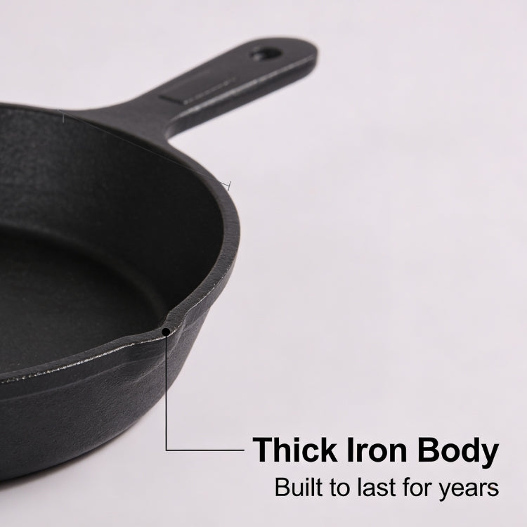 Pre-Seasoned Cast Iron Frypan 22cm