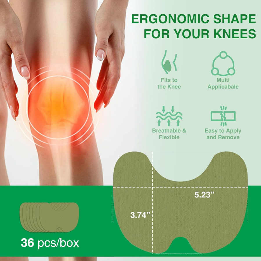 Adhesive Heat Patches for Knee Relief