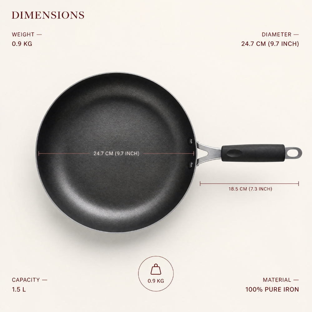 Premium Iron Frying Pan