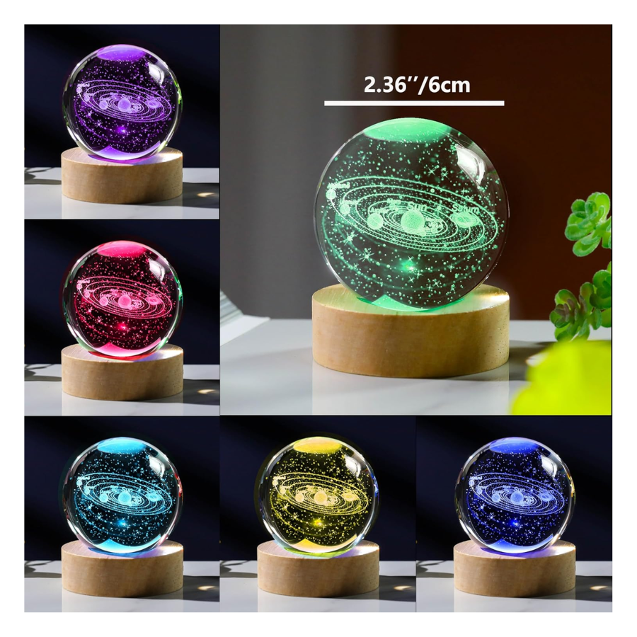 3D Crystal Ball (Solar System)