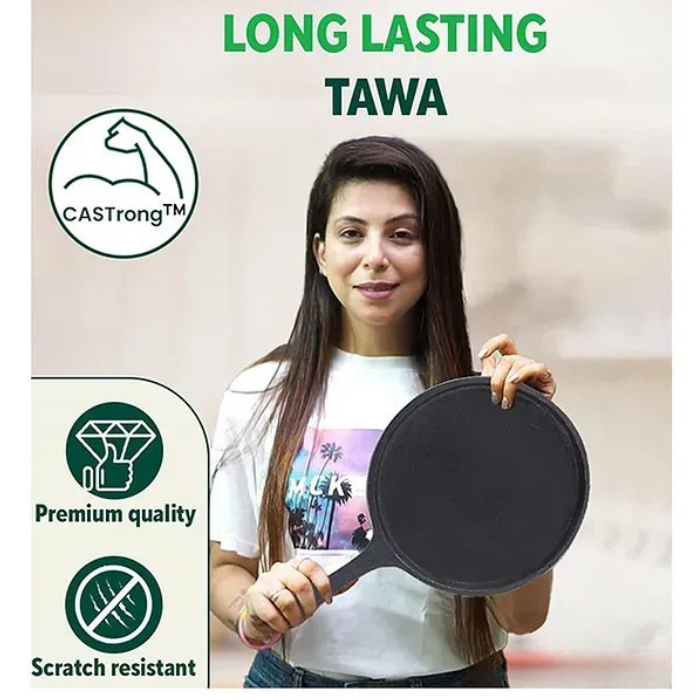 Single Handle  Dosa Tawa Black