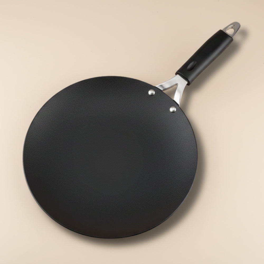 100% Pure Iron Cookware combo: (25.4cm)Kadai+ (26.3cm)Tawa