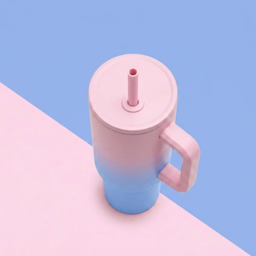Neopot Tumbler 1200ML Steel Straw with Straw Cap and Cleaner Unisex