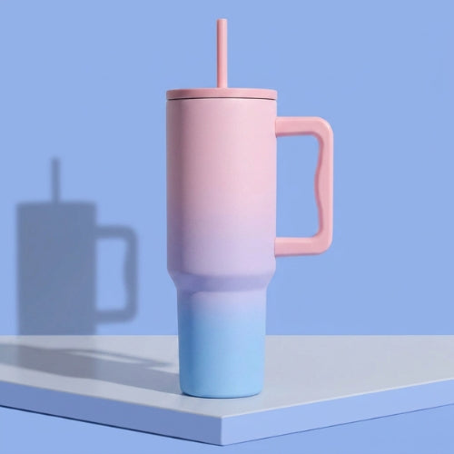 Neopot Tumbler 1200ML Steel Straw with Straw Cap and Cleaner Unisex