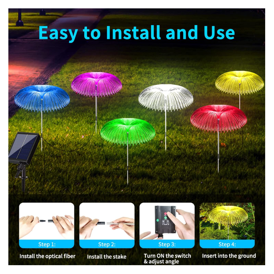 Solar Jellyfish Light