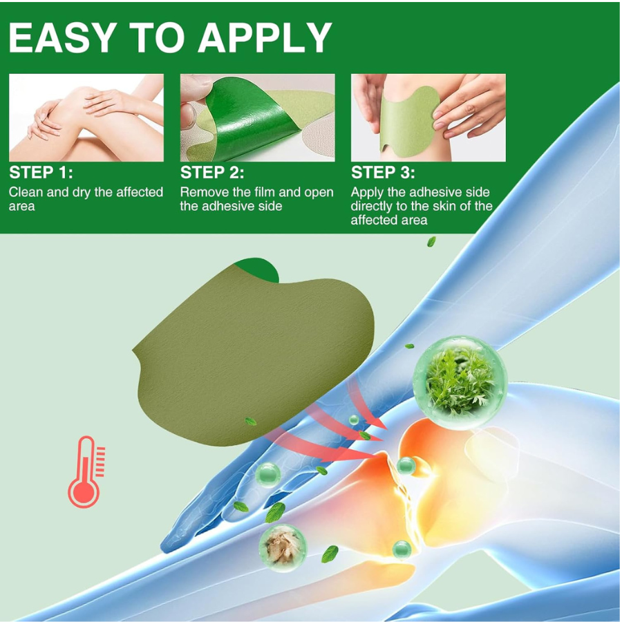 Adhesive Heat Patches for Knee Relief