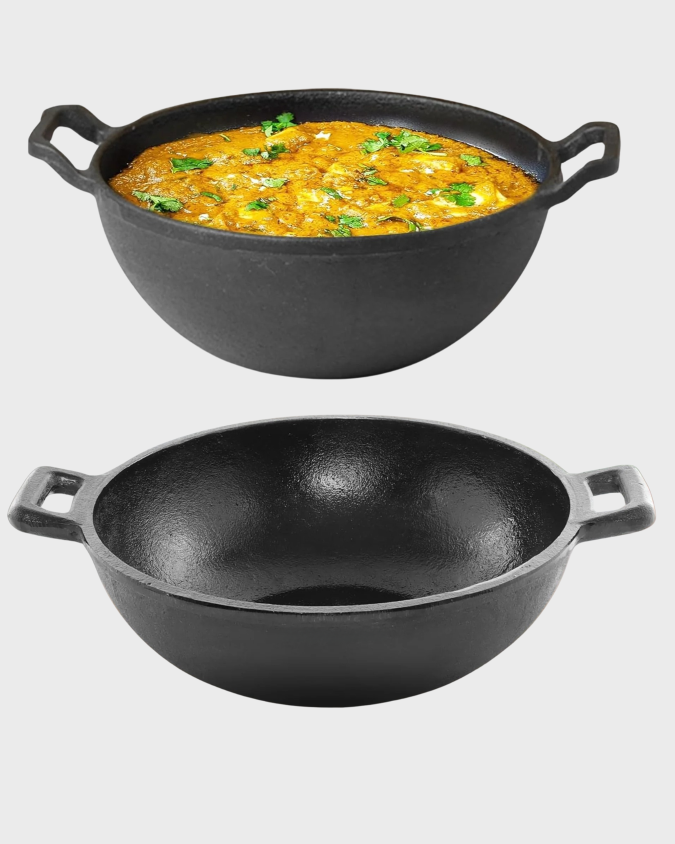Cast Iron Kadai | Induction Friendly | 100% Pure & Toxin-Free