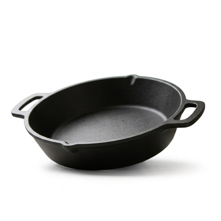 Pre Seasoned Cast Iron Skillet | Fry Pan | Iron Pan | 24 cm