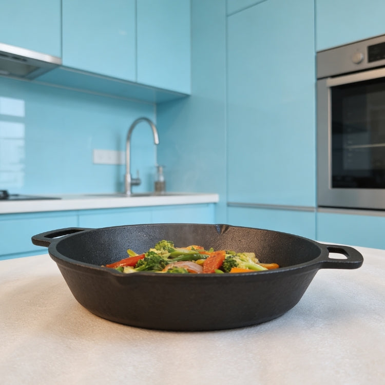 Pre Seasoned Cast Iron Skillet | Fry Pan | Iron Pan | 24 cm