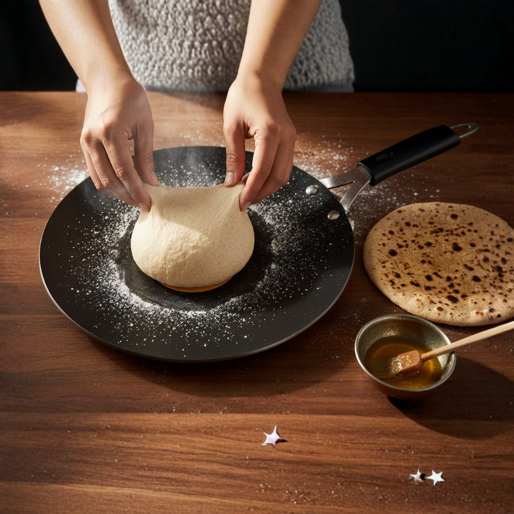 100% Pure Iron Cookware Roti Tawa