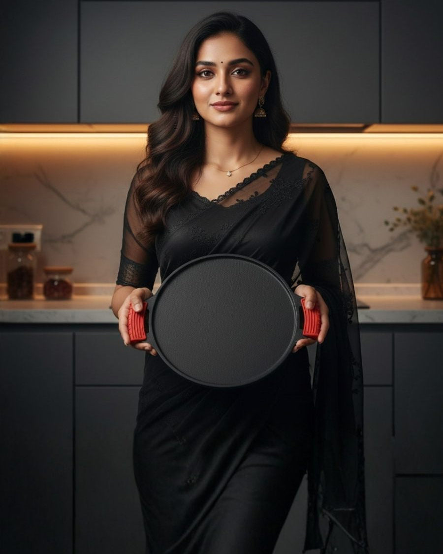 Pre-Seasoned Cast Iron Dosa Tawa