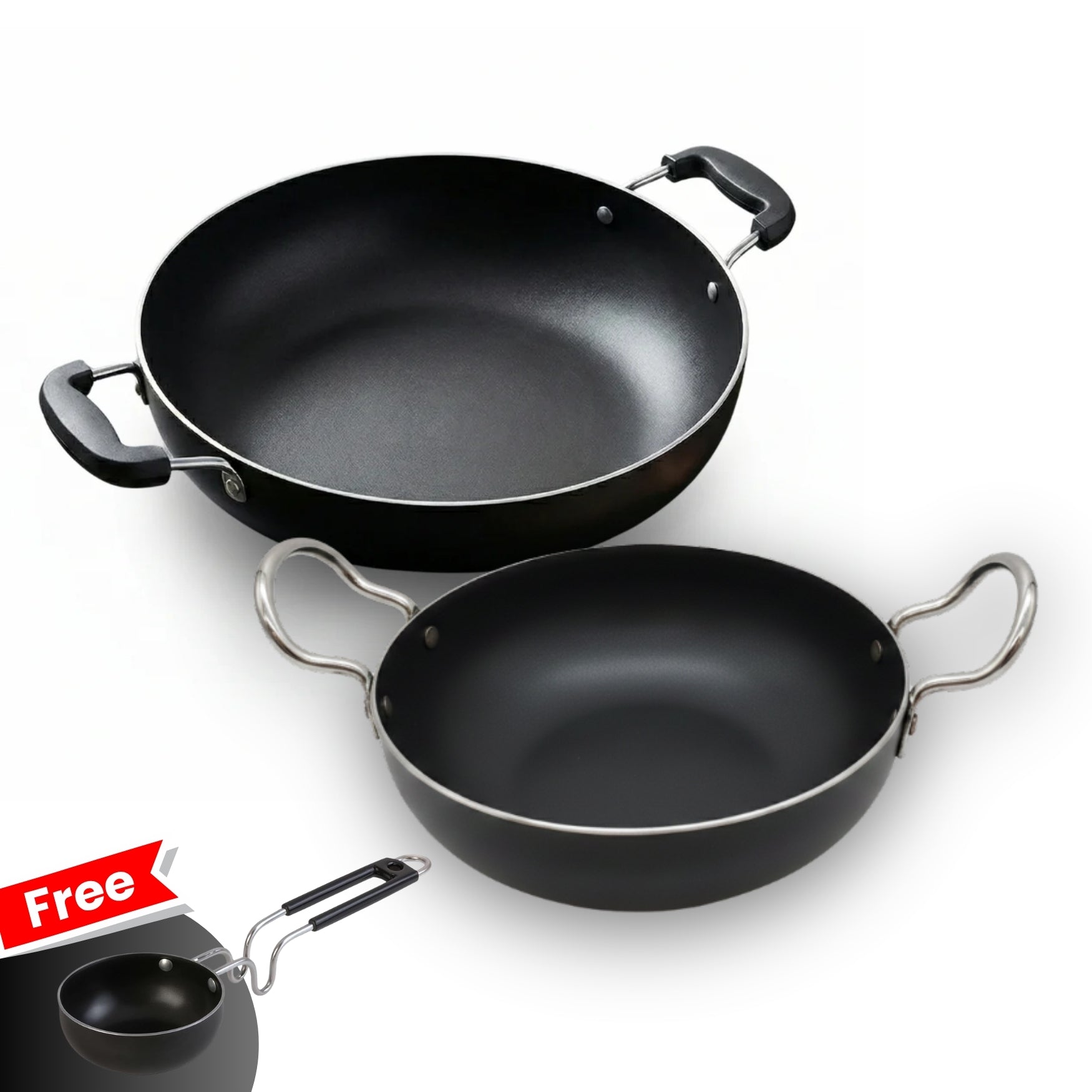 Premium Iron Kadai Combo