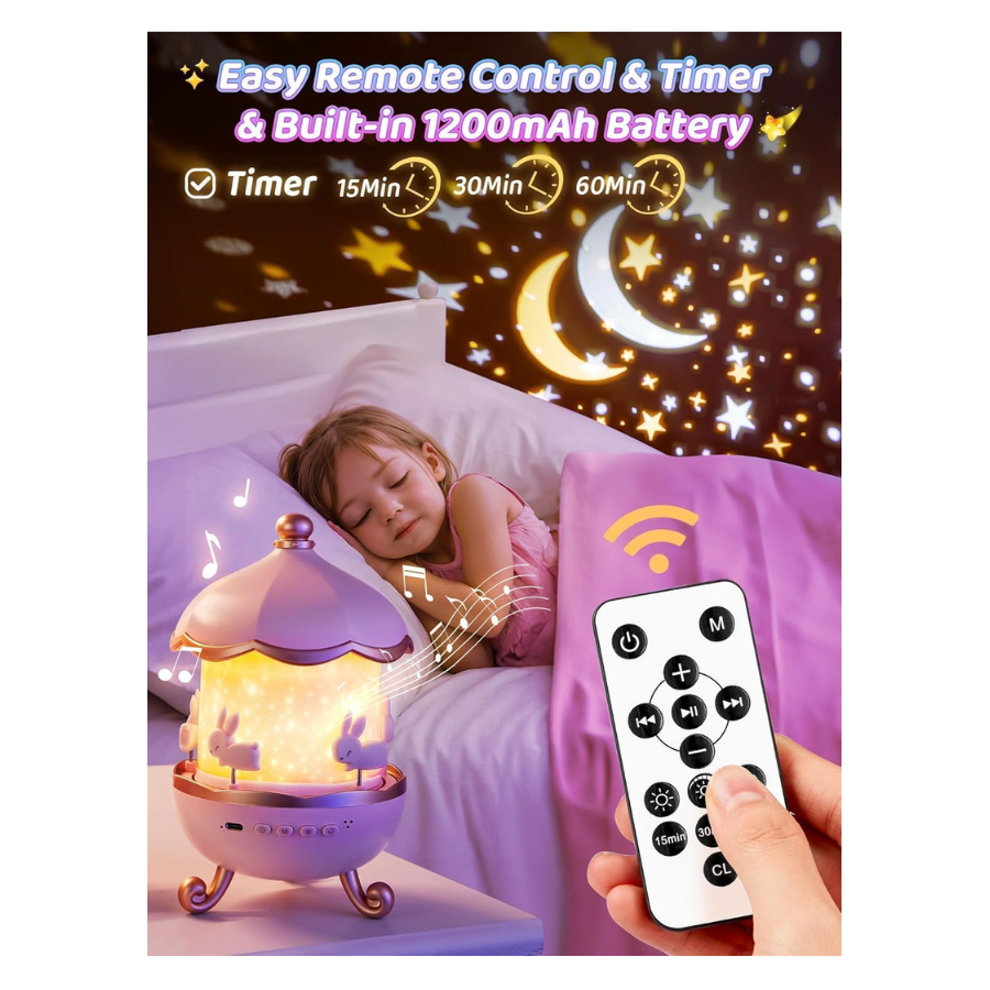 Rabbit Night Light Projector