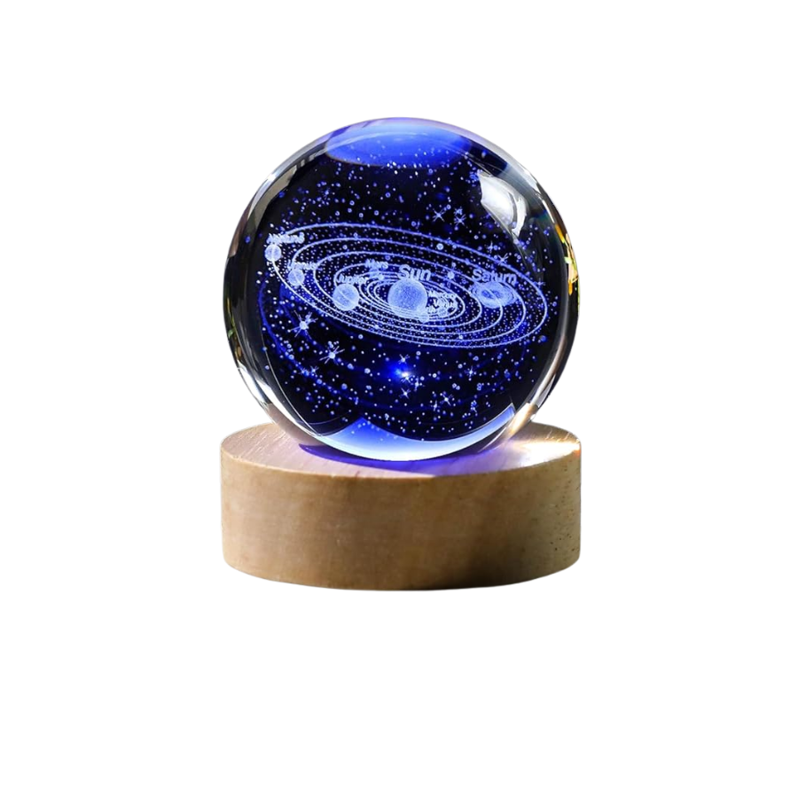 3D Crystal Ball (Solar System)