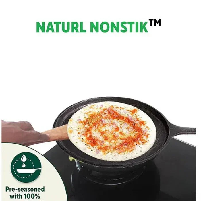 Single Handle  Dosa Tawa Black