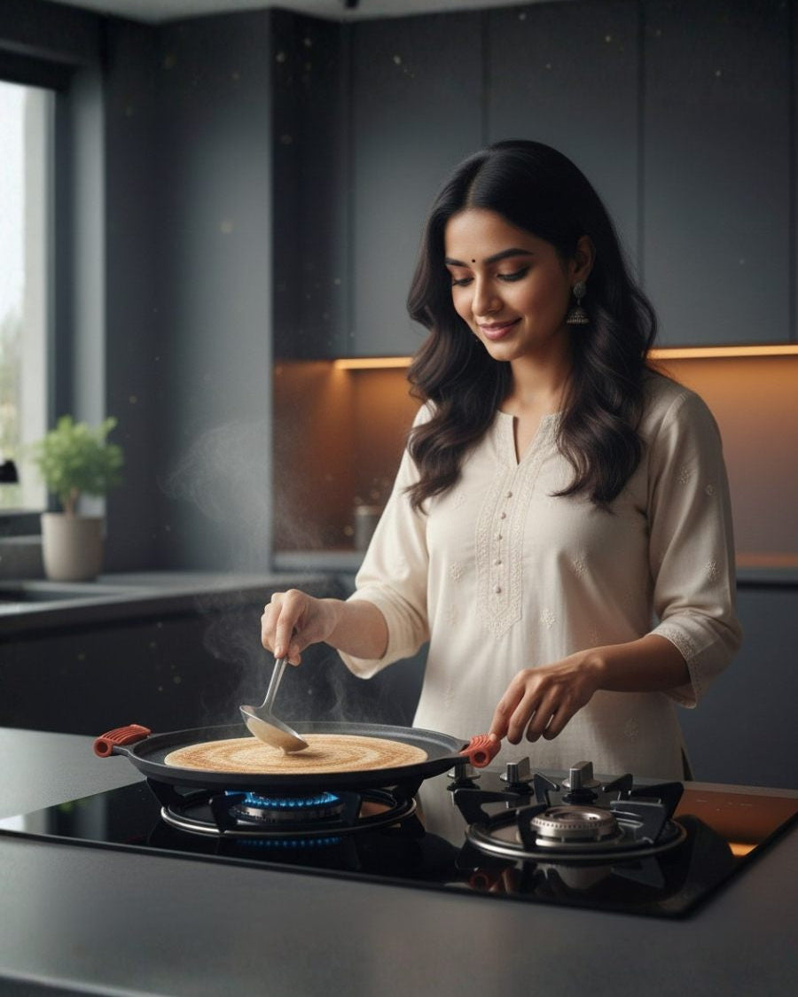 Pre-Seasoned Cast Iron Dosa Tawa