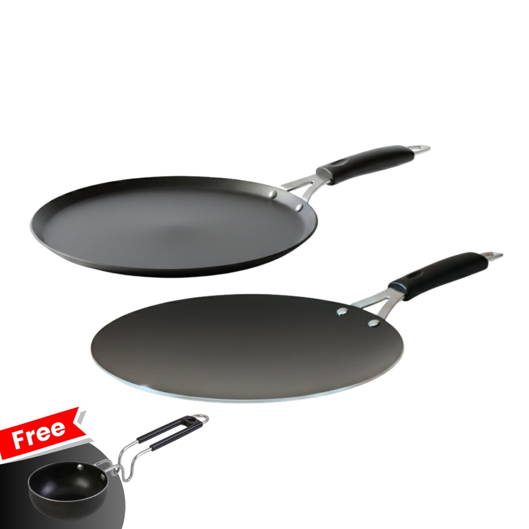 Premium Iron Roti Tawa + Dosa Tawa Combo