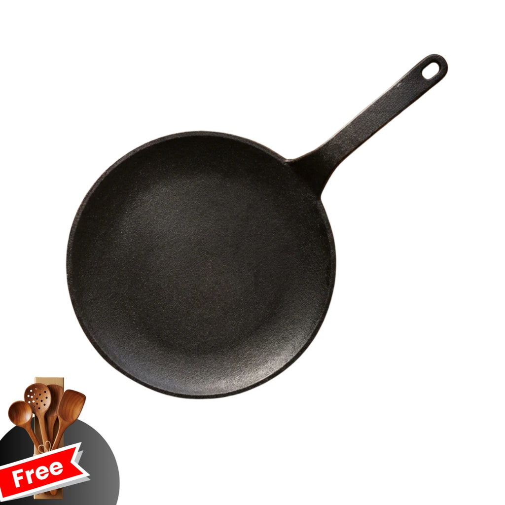 NEOPOT Pre-Seasoned Cast Iron Roti Tawa