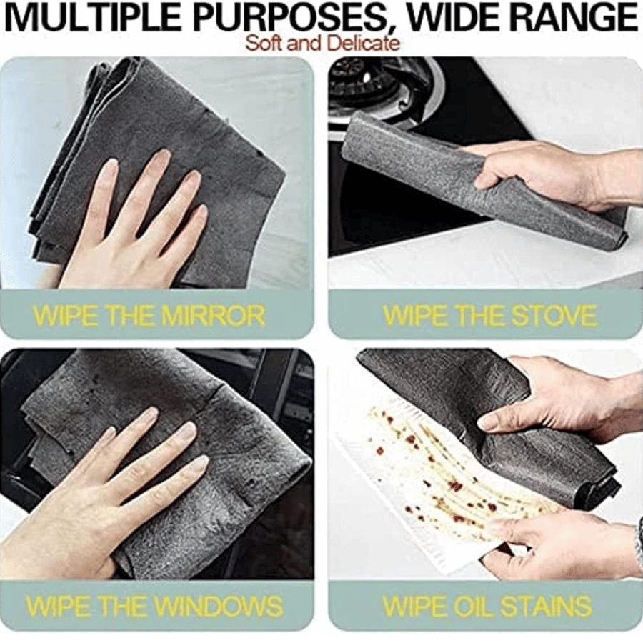 Microfibre Cleaning Cloth (Pack Of 10 Combo)