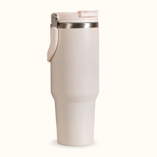 Insulated Sky Skin Color Tumbler Bottle With Top Handle Blue Frost 1200ml