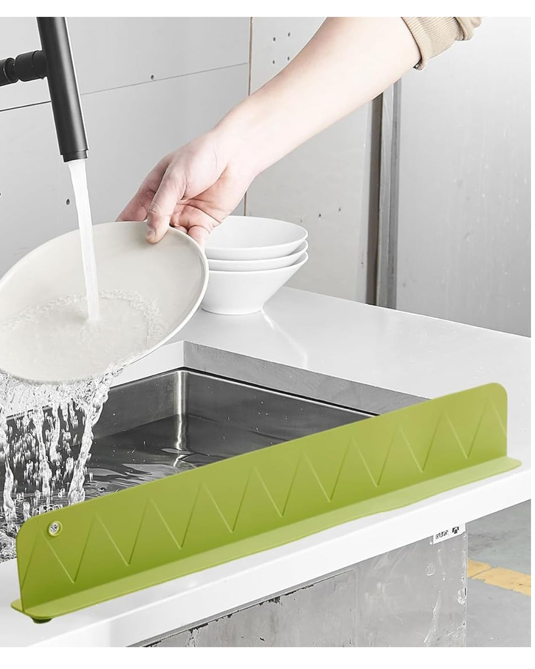 Kitchen Sink Water Splash Guard Silicon