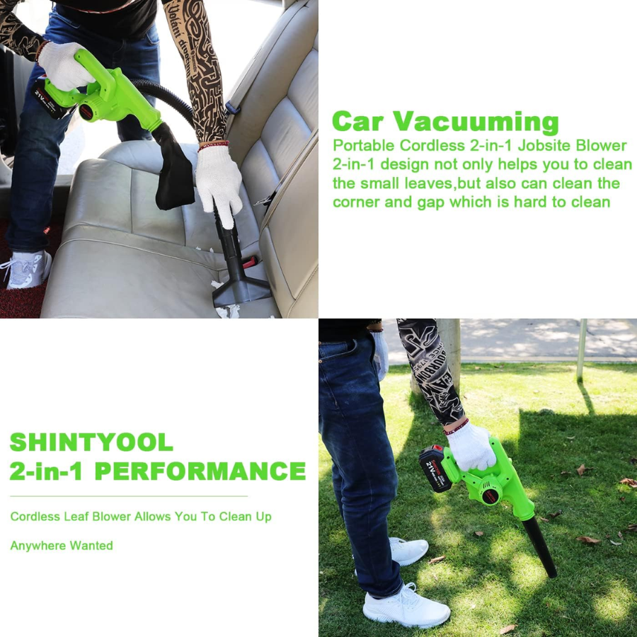 2 in 1 Cordless Blower & Vacuum