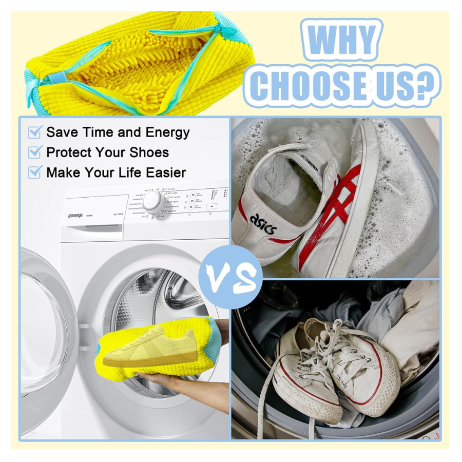Shoe Washing Machine Bag